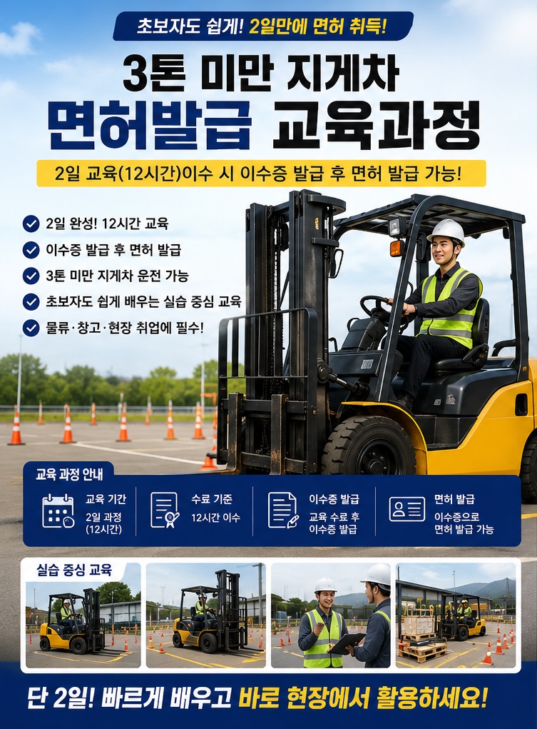 3톤미만 지게차